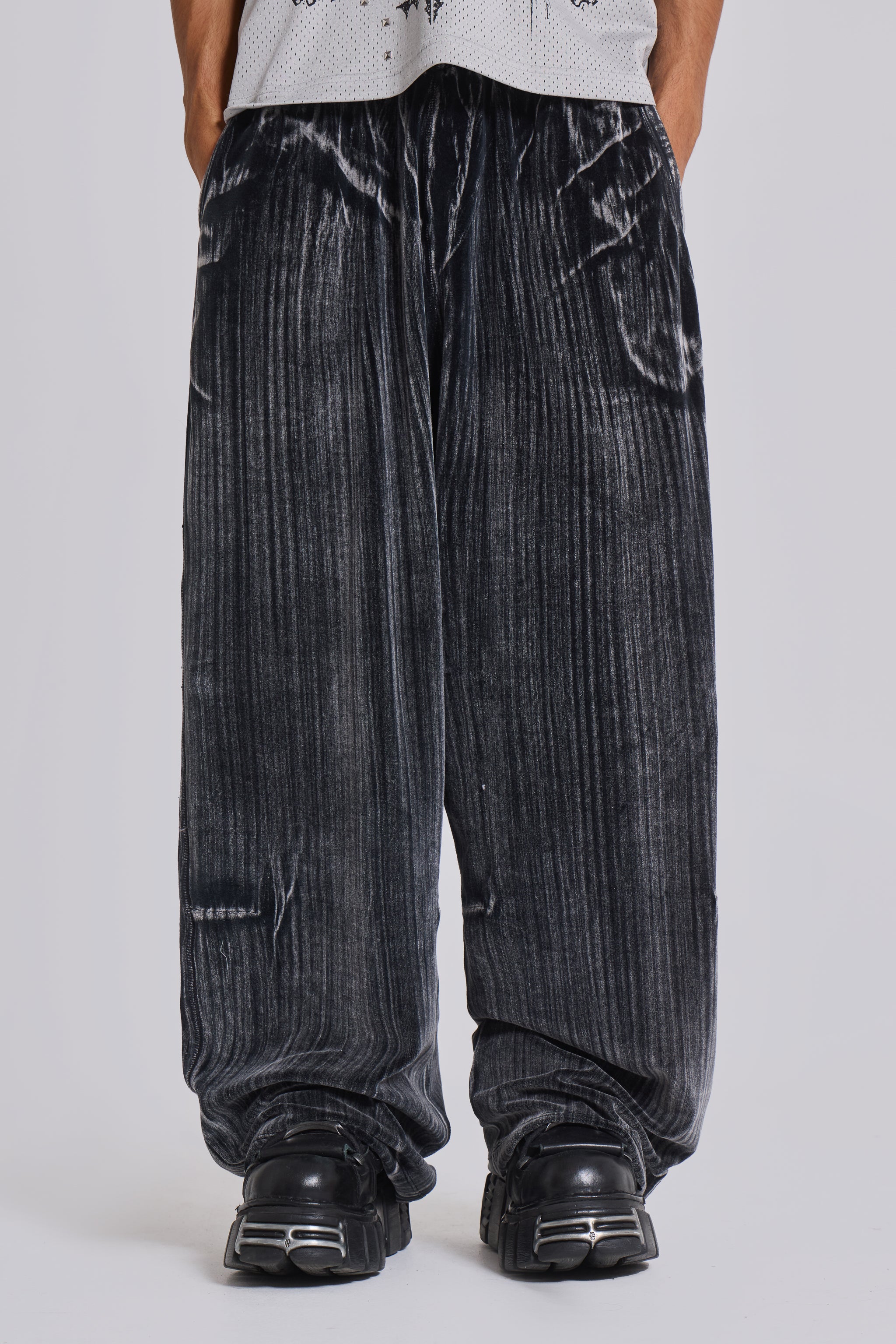 Velour Baggy Joggers - Comfortable Lounge Pants