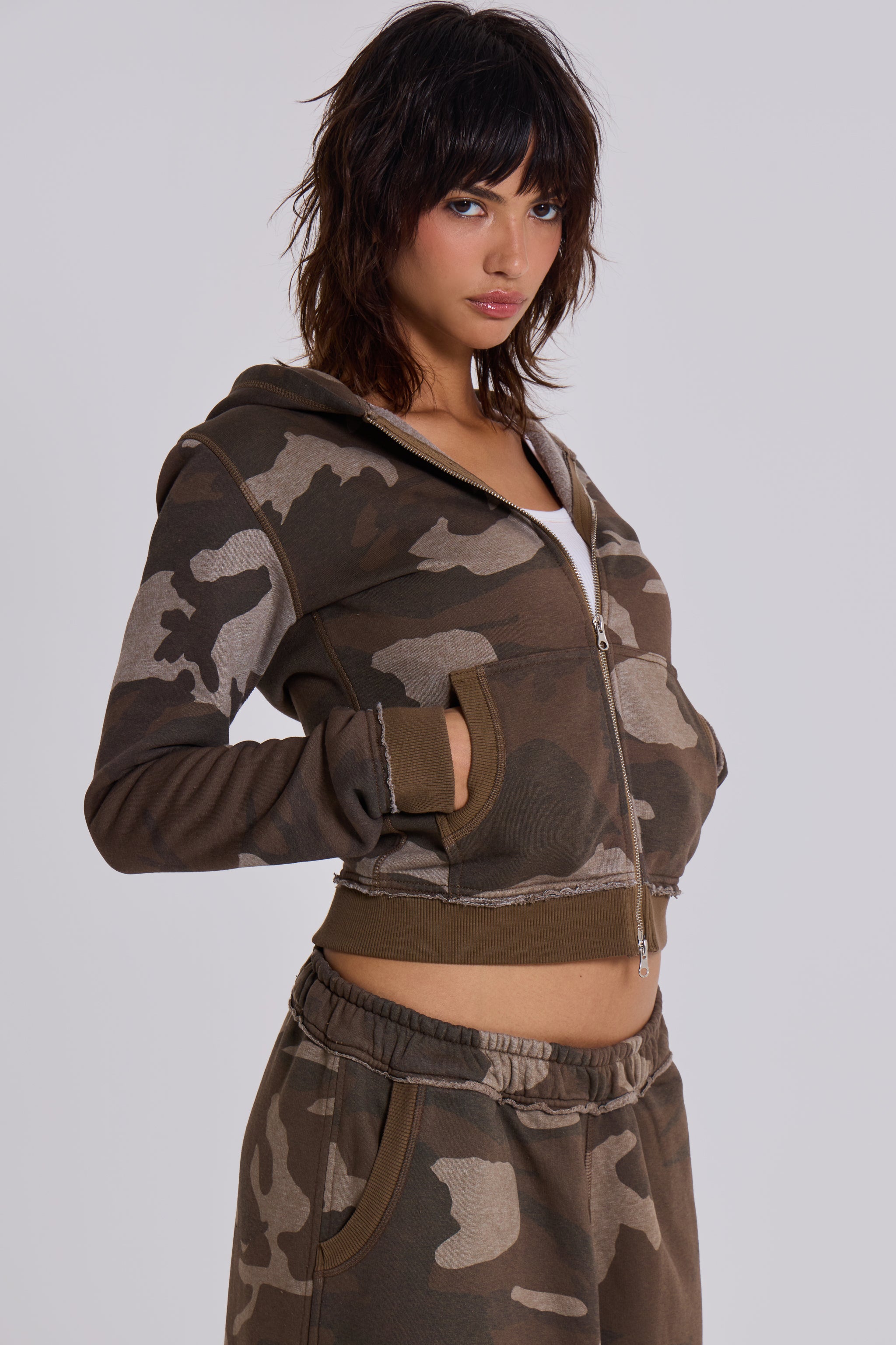 Camo Print Mini Hoodie for Kids