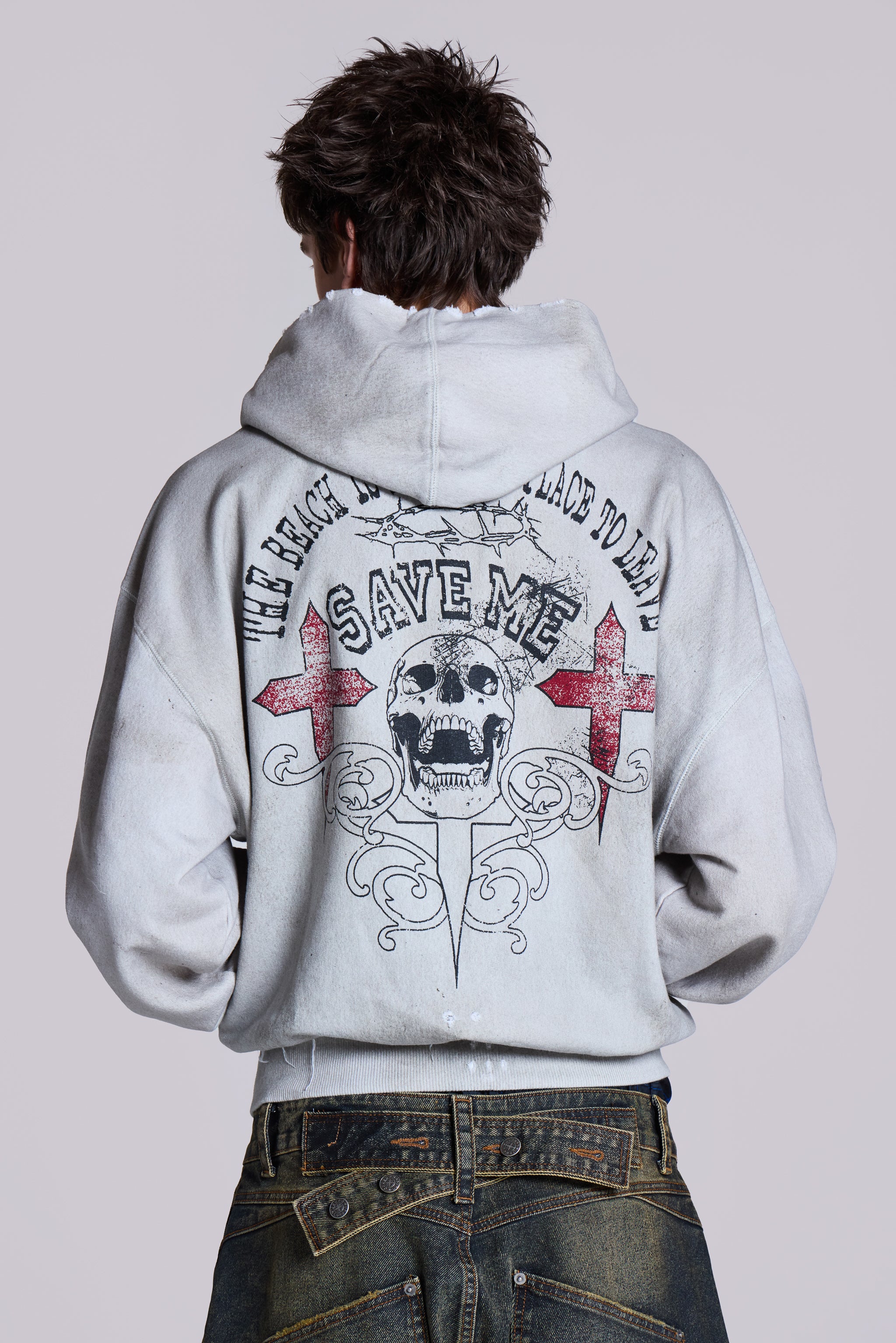 Oversized Save Me Hoodie - Cozy & Comfortable